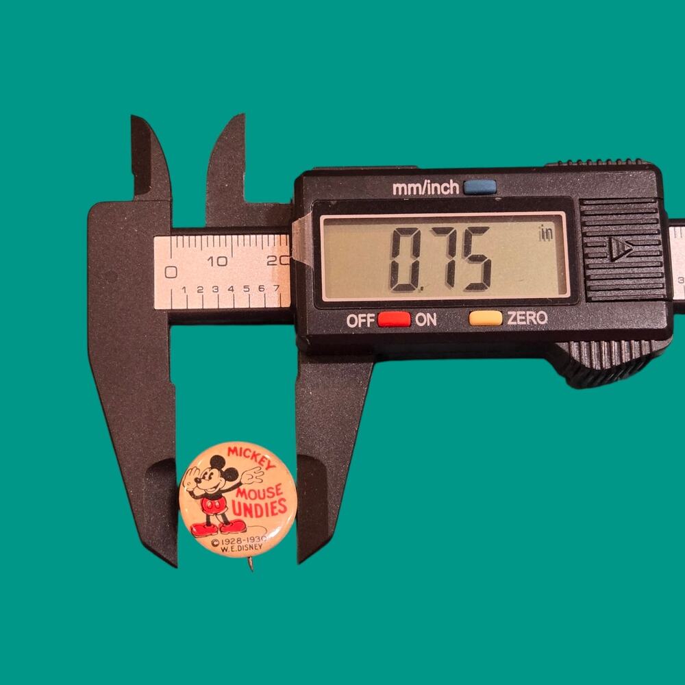 Antique Mickey Mouse Celluloid Pinback Button 192… - image 3